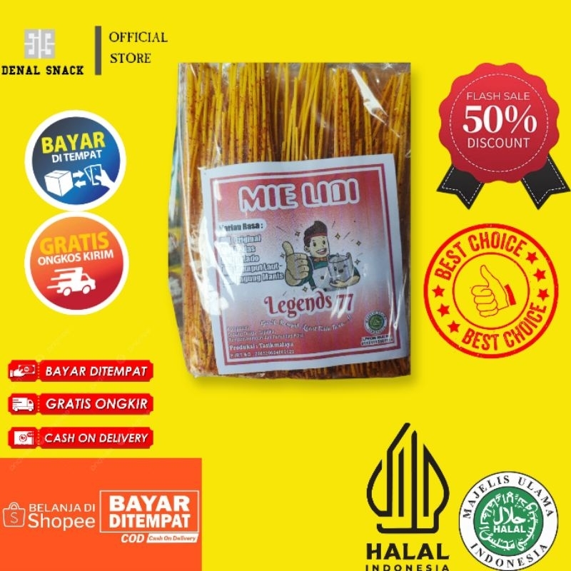 

mie lidi legend rasa pedas isi 1 pack 12 pcs