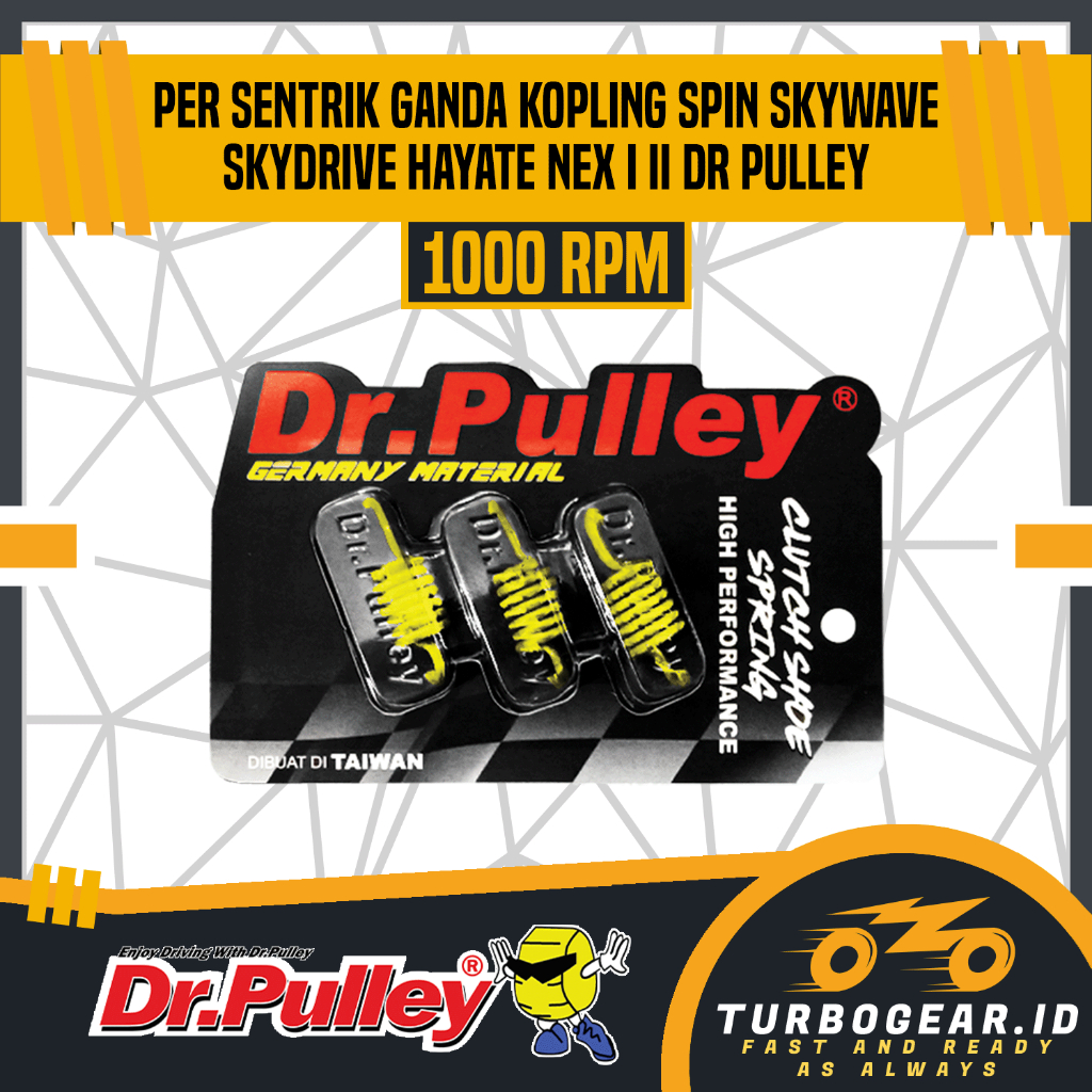 Per Sentrik Kampas Ganda Dr Pulley Suzuki Beat Spin Skywave Skydrive Hayate Nex I II 1000 Rpm