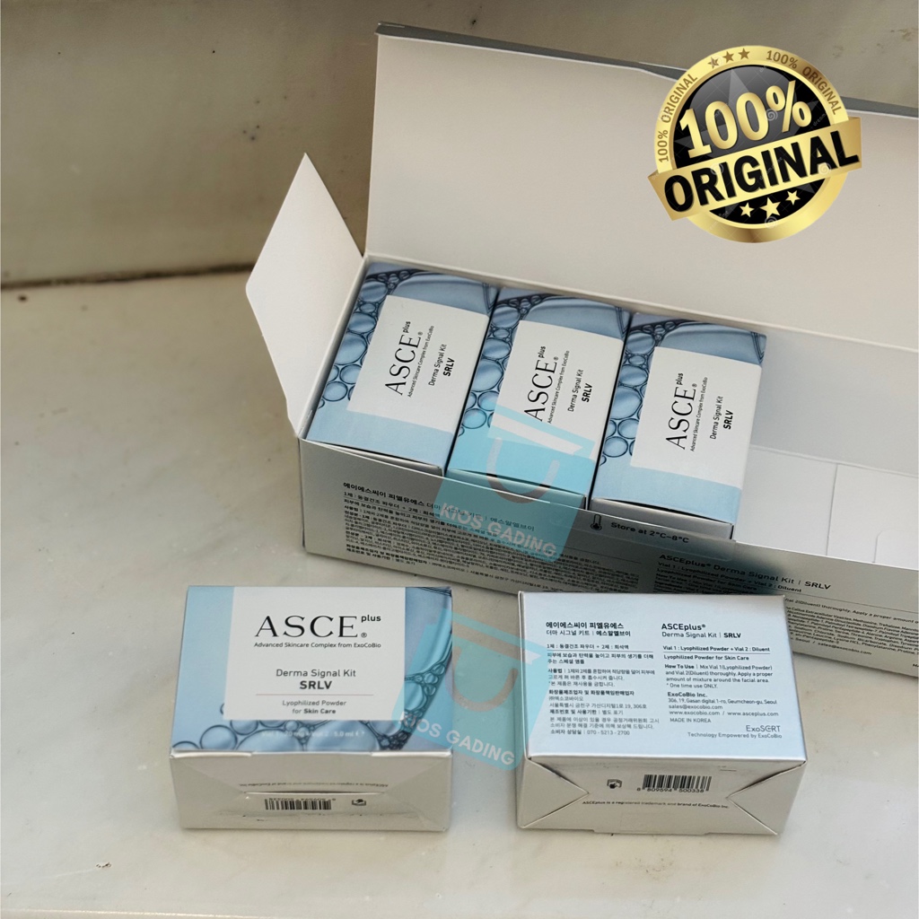 ASCE+ ASCE Plus EXOSOME Skinbooster Skin Booster Original Korea Asli