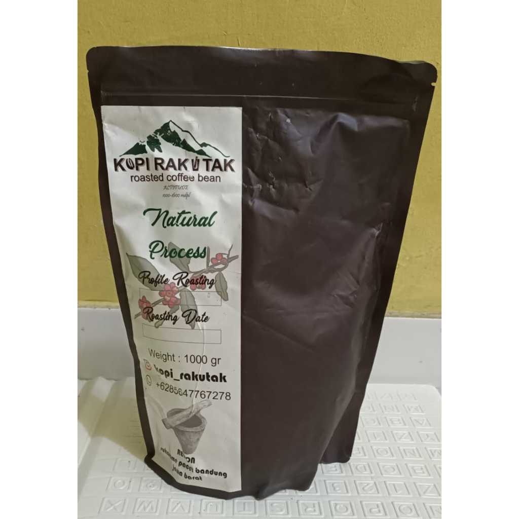 

KOPI ARABICA Natural 1000gr kopi gunung Rakutak Alami