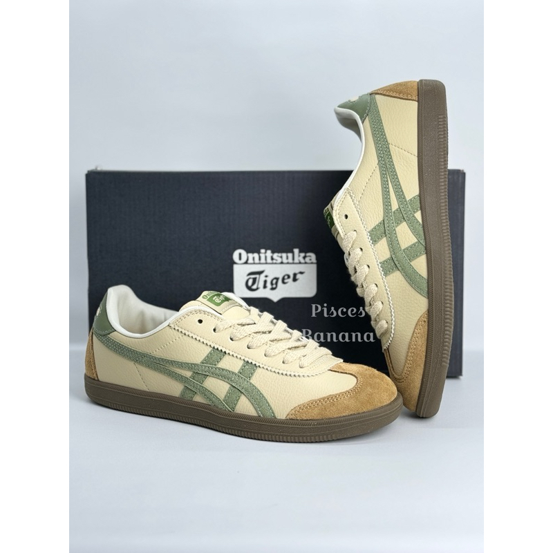 Sepatu ONITSUKA Tokuten Beige Green