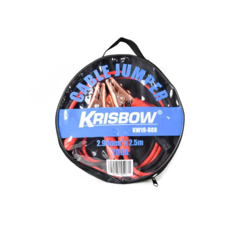 Krisbow Kabel Jumper Aki Mobil 200a 2.5m /cable jumper