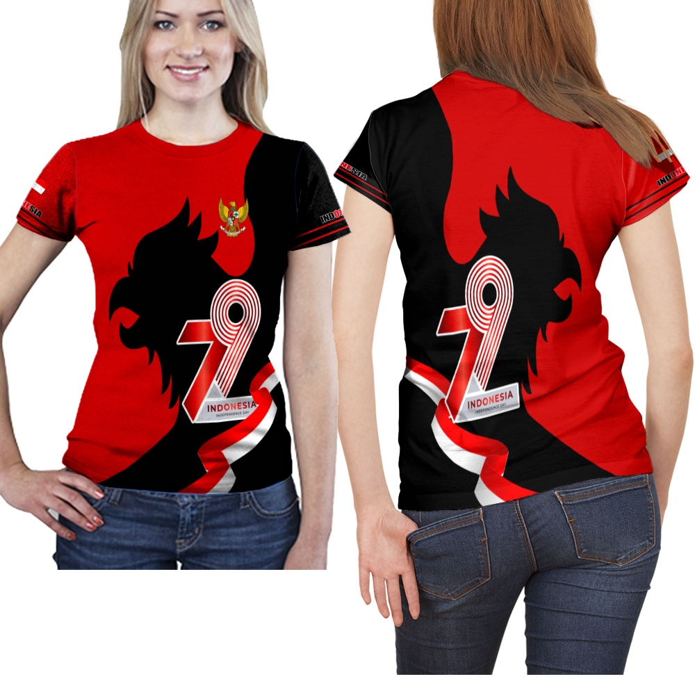 Kaos Merah Putih Special 17 Agustus / Kaos Seragam agustusan Fullprinting