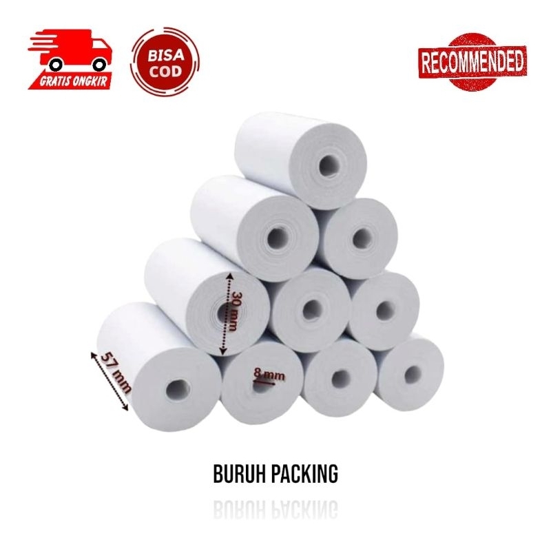 

KERTAS STRUK PEMBAYARAN UKURAN 57 x 30