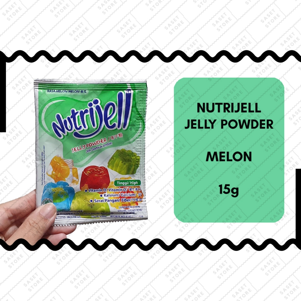 

Nutrijell Melon 15g Sachet Jeli Serbuk Instant Jelly Powder