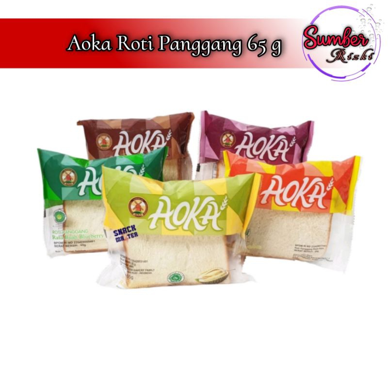 

Aoka Roti Panggang 65g Aneka Rasa