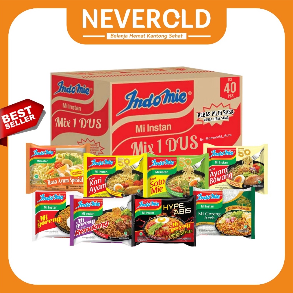 

Termurah INDOMIE 1 DUS ISI 4 BISA CAMPUR