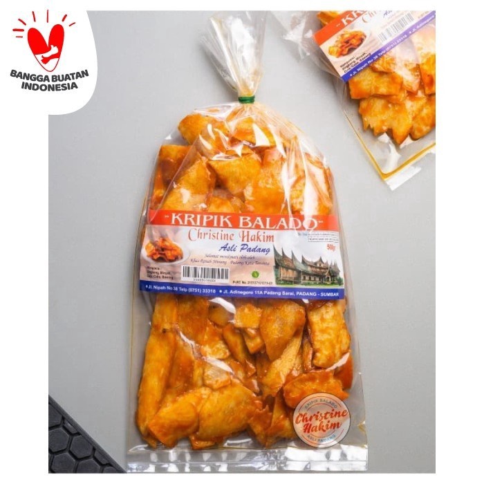 

Terlaris keripik balado christine hakim 5g sanjai balado christine hakim