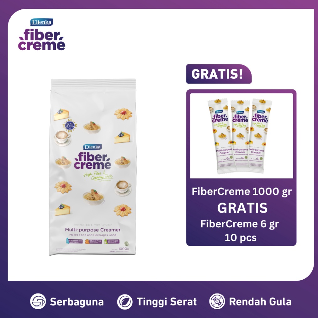 

Terlaris FiberCreme 1 gr GRATIS FiberCreme Sachet 6gr 1pcs