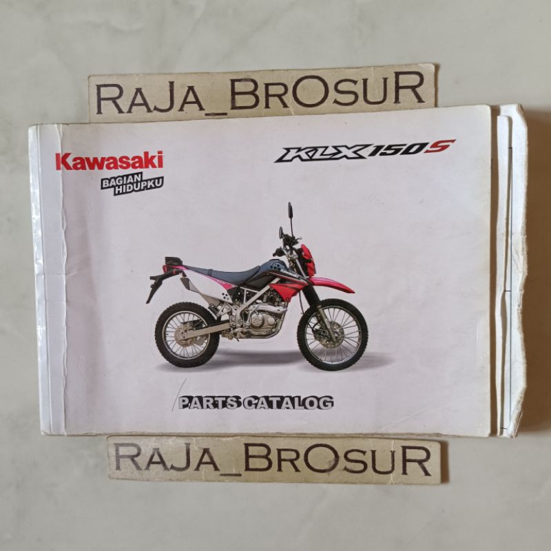Buku Parts Catalog Katalog/Manual book Kawasaki KLX 150 KLX150 S 2010 ORI Original