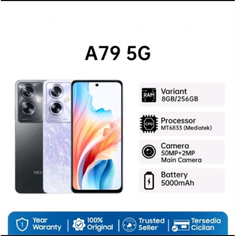 Handphone OPPO A79 5G Ram 8 GB