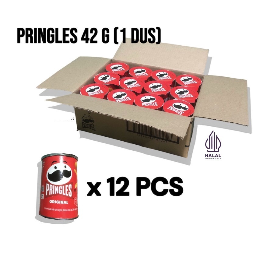 

Termurah Pringles 42 gram Mini DUS All Variant Original cheese Sour Cream 1 Dus