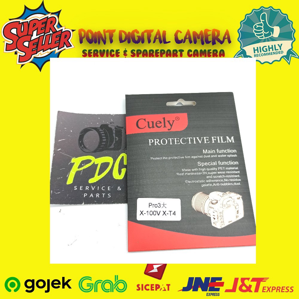 DISCOUNT Tempered Glass Kaca Anti Gores Fuji Fuji Film Pro 3 X1V XT4 XT4