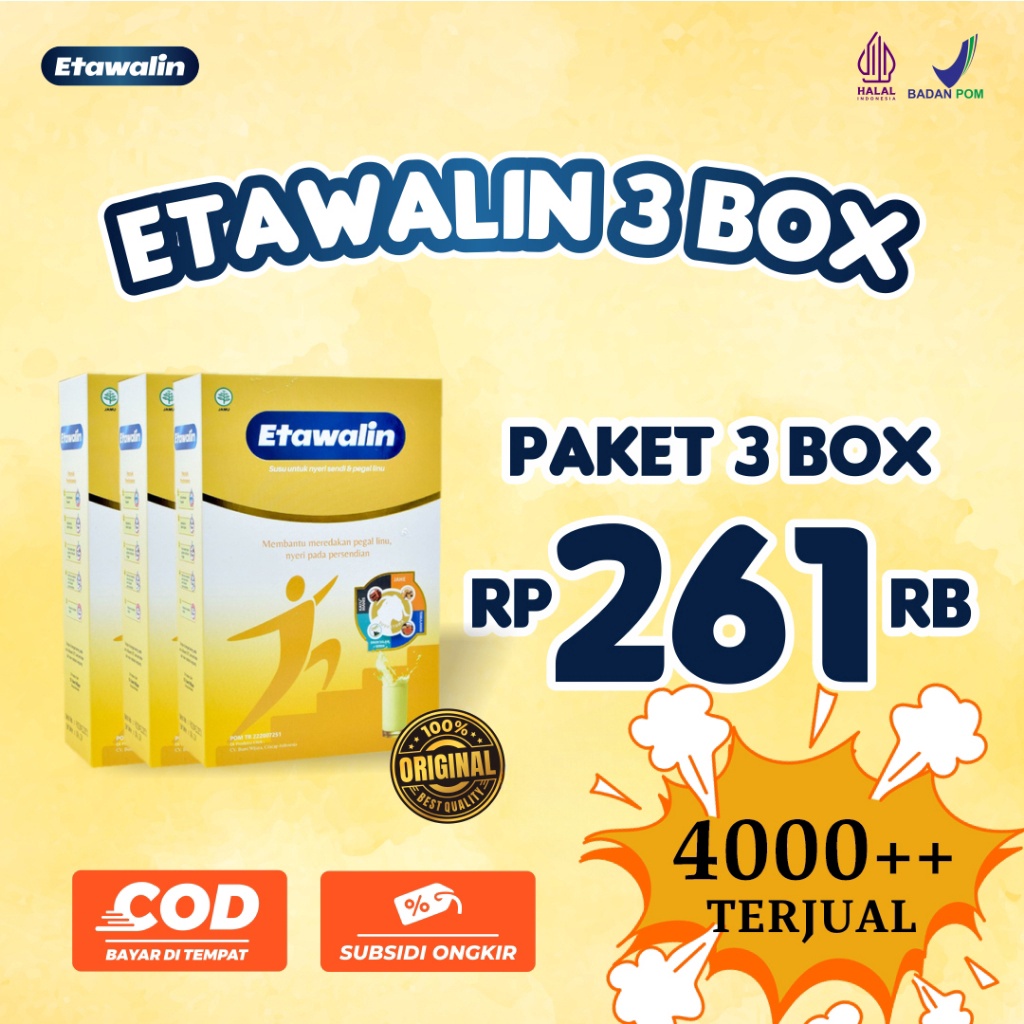 

Termurah Susu Kambing Etawalin Membantu Atasi Masalah Nyeri Sendi Kepadatan Tulang dan Masalah Asam Urat