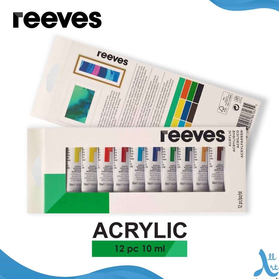

Reeves Acrylic Paint Tube Set