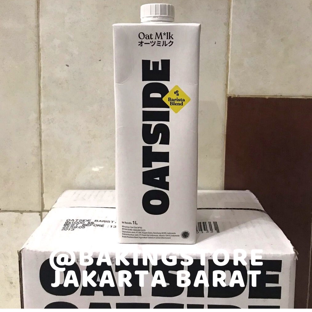 

Termurah Oatside Barista Oat Milk 1L Susu Oat Gandum Lactose Dairy Free