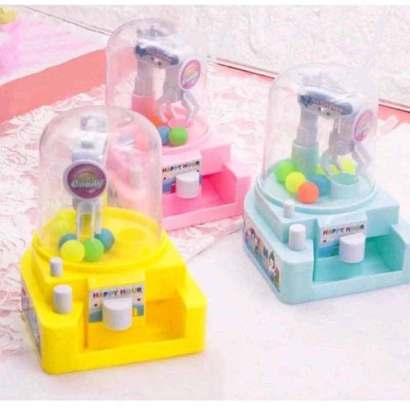 mainan anak mesin capit mini murah / mesin capit mini viral / claw machine