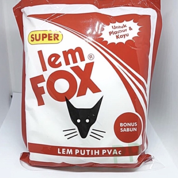 

Lem Putih Lem Fox Kemasan Plastik 7gr Lem Kayu Lem Kes Lem Plimir
