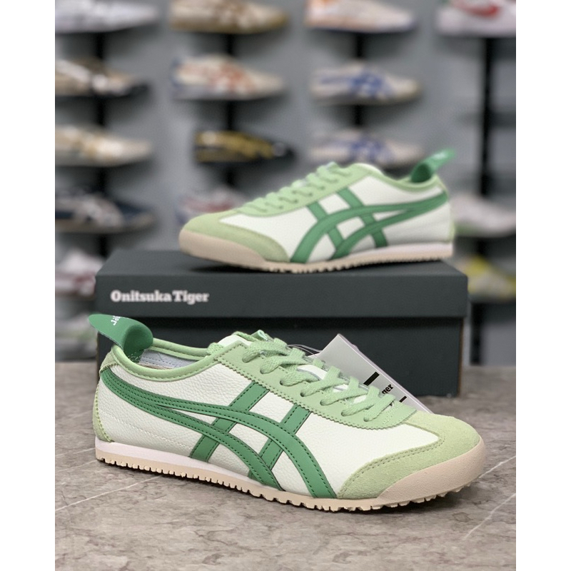 Sepatu Onitsuka Mexico 66 White Green Mint / Airy Green