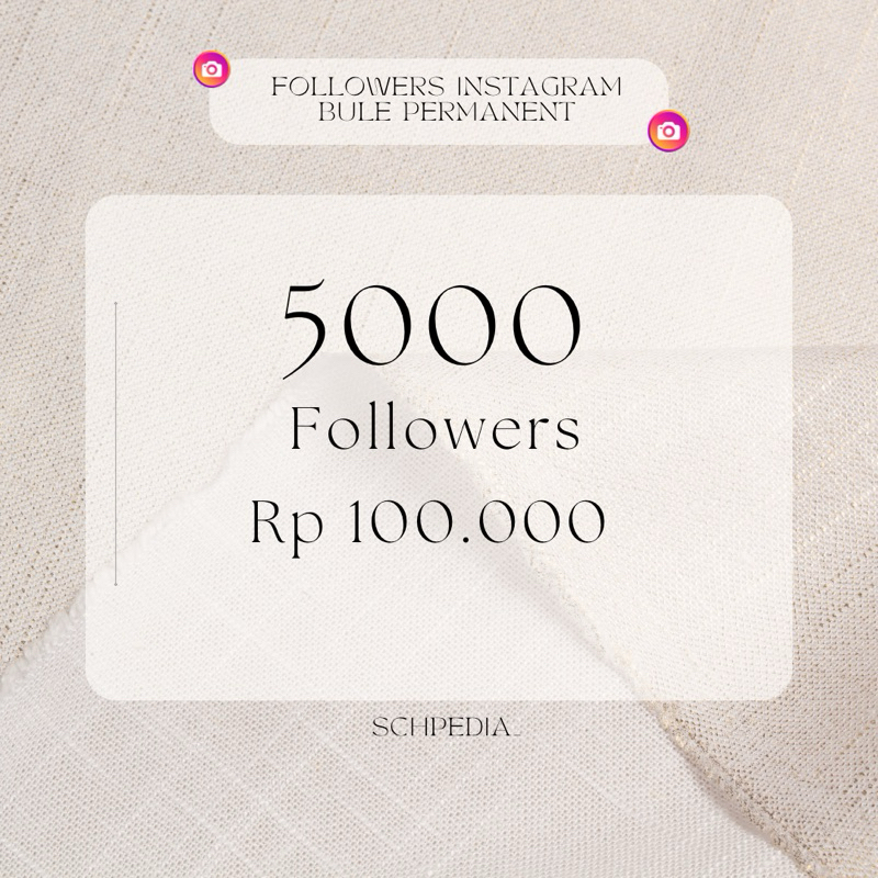 Followers instagram bule