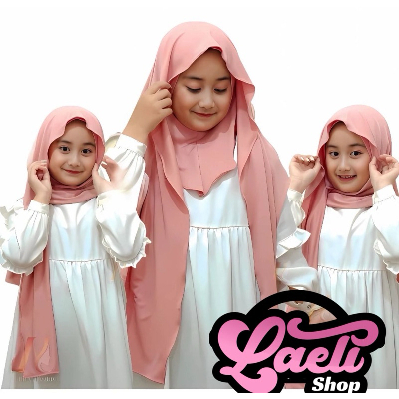 Pashmina Instan Inner Anak/Jilbab anak lucu murah