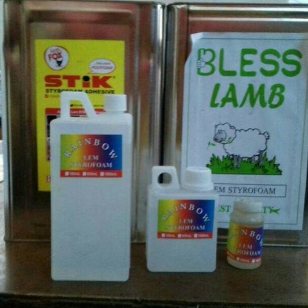 

Lem Khusus Styeofoam atau Lem Gabus