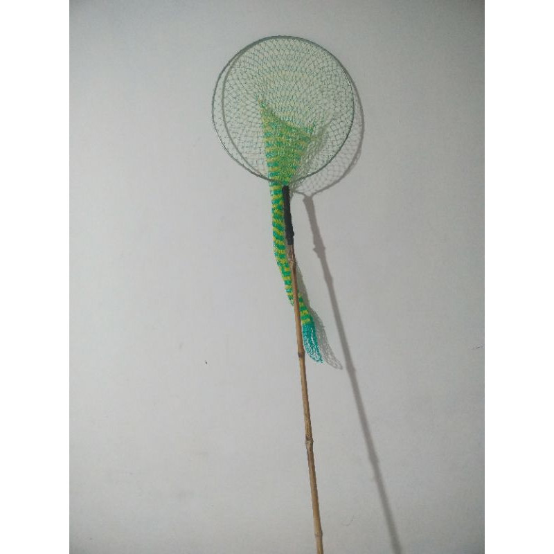 serok ikan/seser gagang bambu/ diameter 35