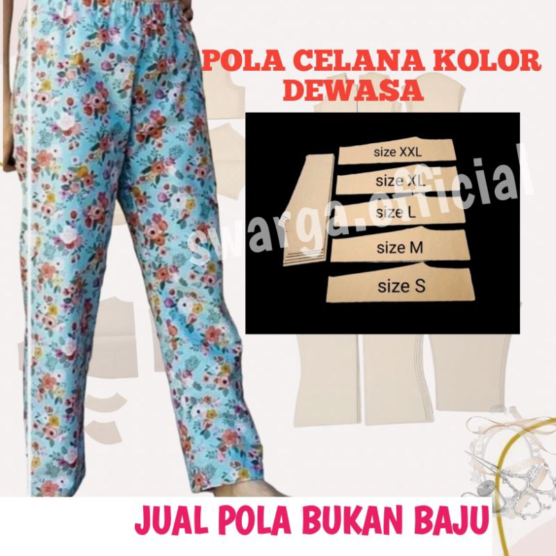 POLA CELANA KOLOR WANITA DEWASA PANJANG MURAH LENGKAP