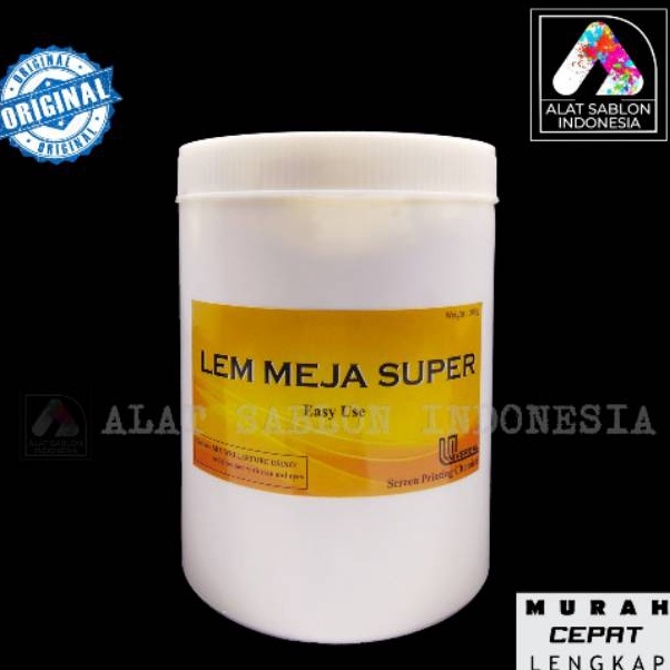 

Mewah LEM MEJA SUPER BAHAN SABLON 1KG