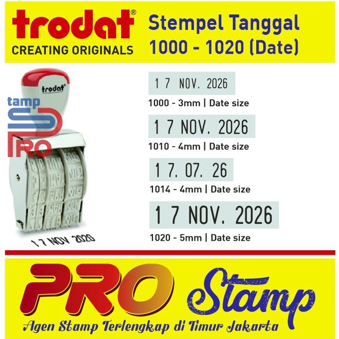 

Mewah Stempel Tanggal Trodat 11111412