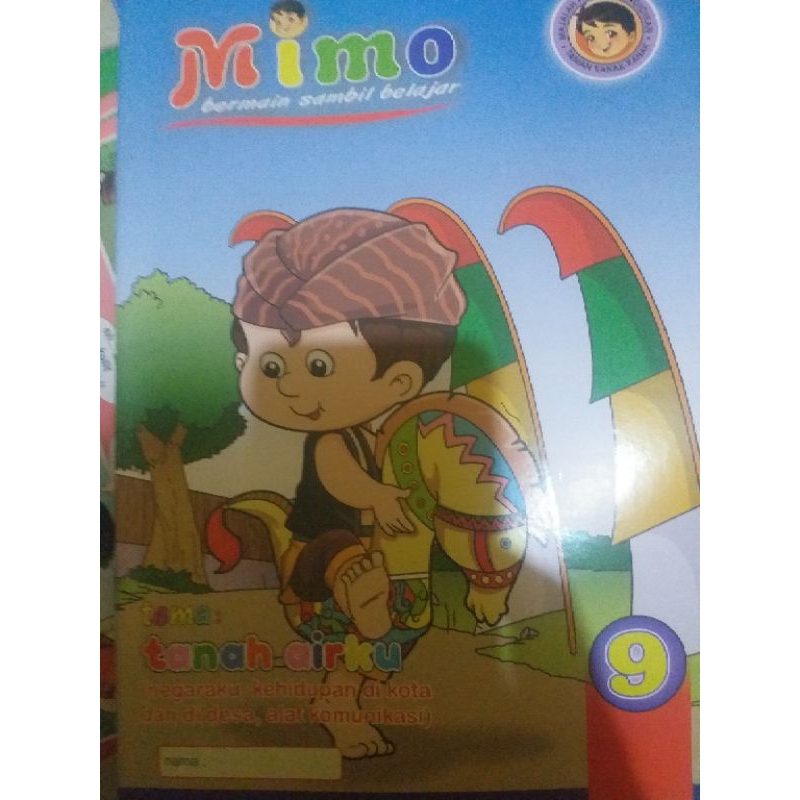 

majalah kelas B tema tanah airku paud tk ra