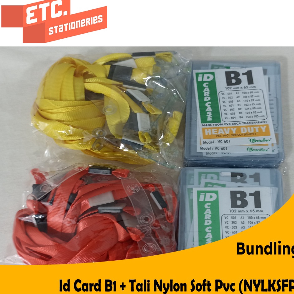 

Paket Bundling Id Card B1 Tali Nylon Soft Pvc NYLKSFP