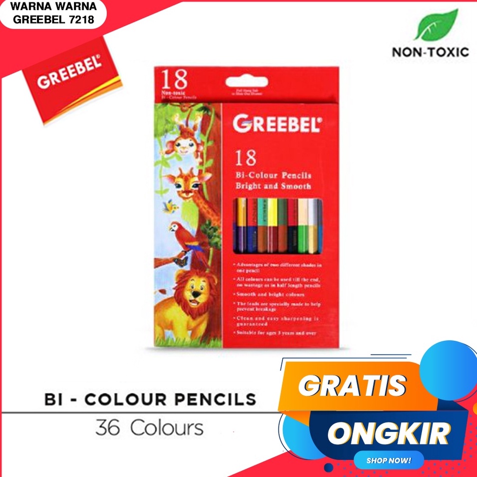 

Best Terlaris 365 PENSIL WARNA WARNA CERAH BAHAN KUAT GREEBEL GREEBEL 7218 Hexagonal