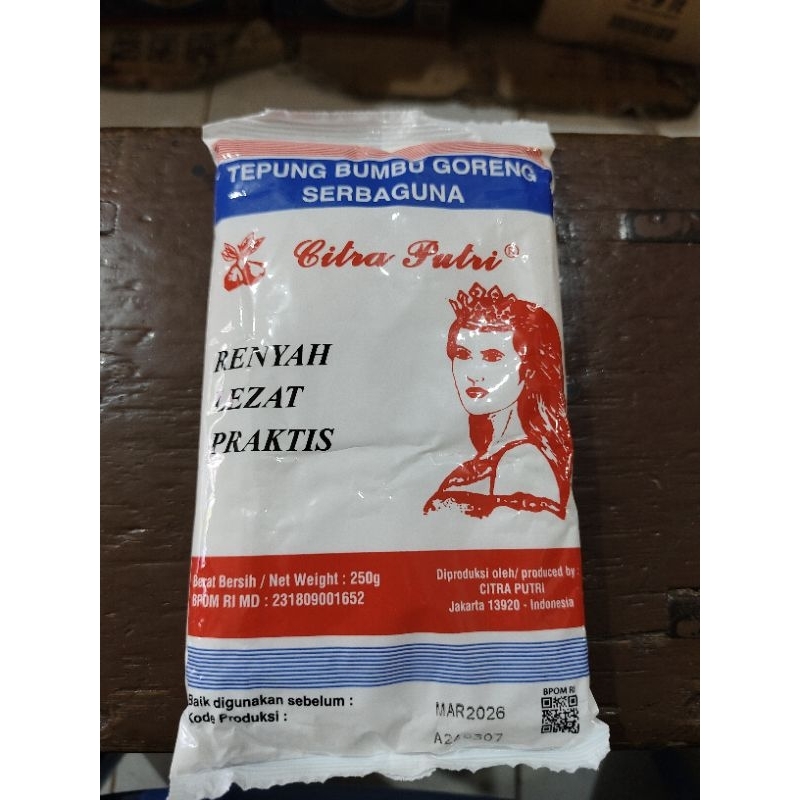 

Tepung goreng serbaguna PUTRi 250gr