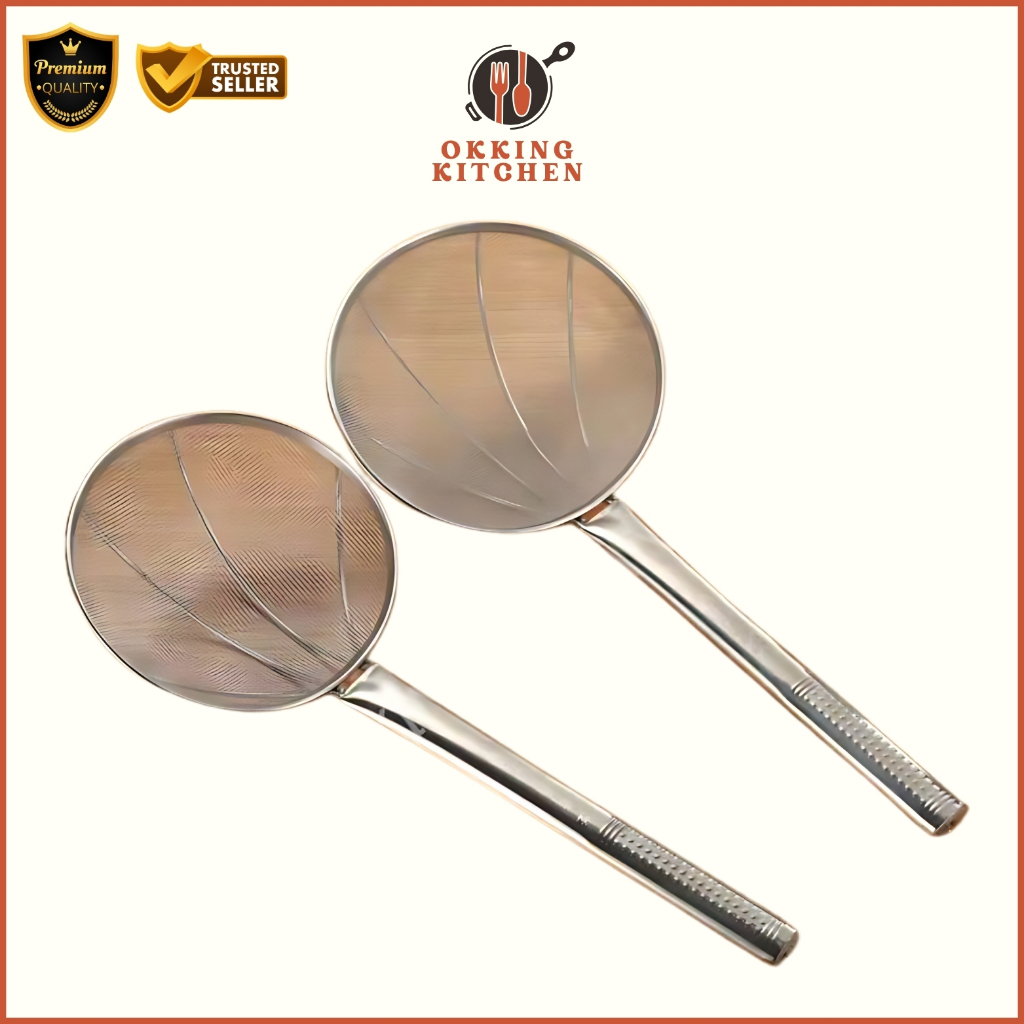 NEW SARINGAN MINYAK GORENG TIRISAN MINYAK STAINLESS HALUS SEROKAN GORENGAN SARINGAN STAINLESS