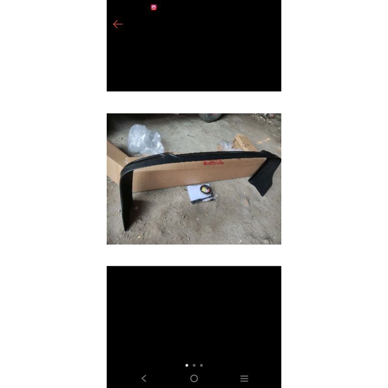 bodykit belakang innova luxury 2012 original