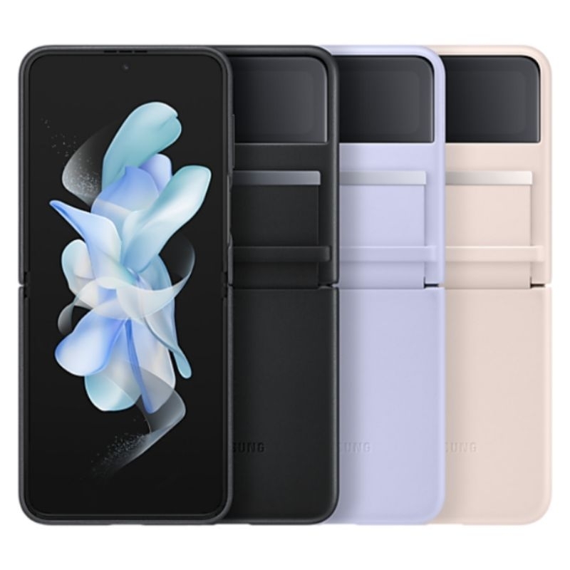 Samsung Galaxy Z Flip4 Original Leather Cover Flap Flip 4 Casing Case
