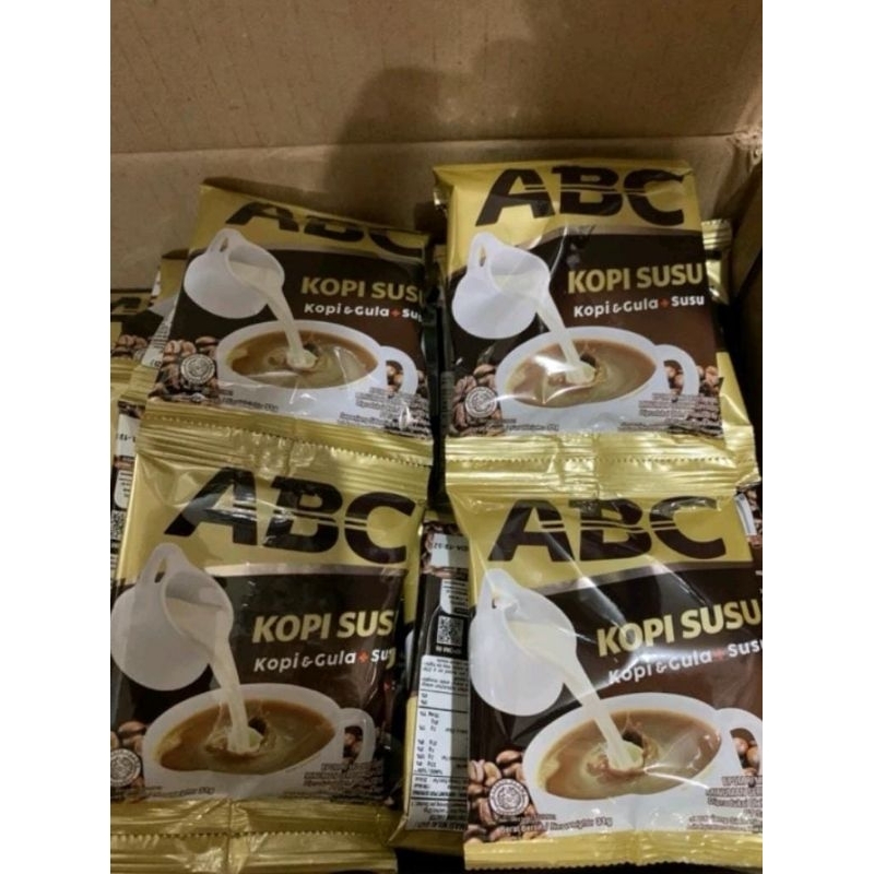 

Kopi ABC susu 1 renteng isi 10 sachet 27gram an