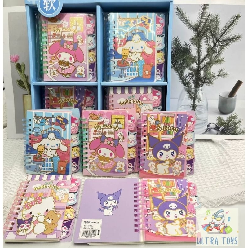 

[ULTRATOYS] NOTESBOOK SPIRAL SANRIO LUCU