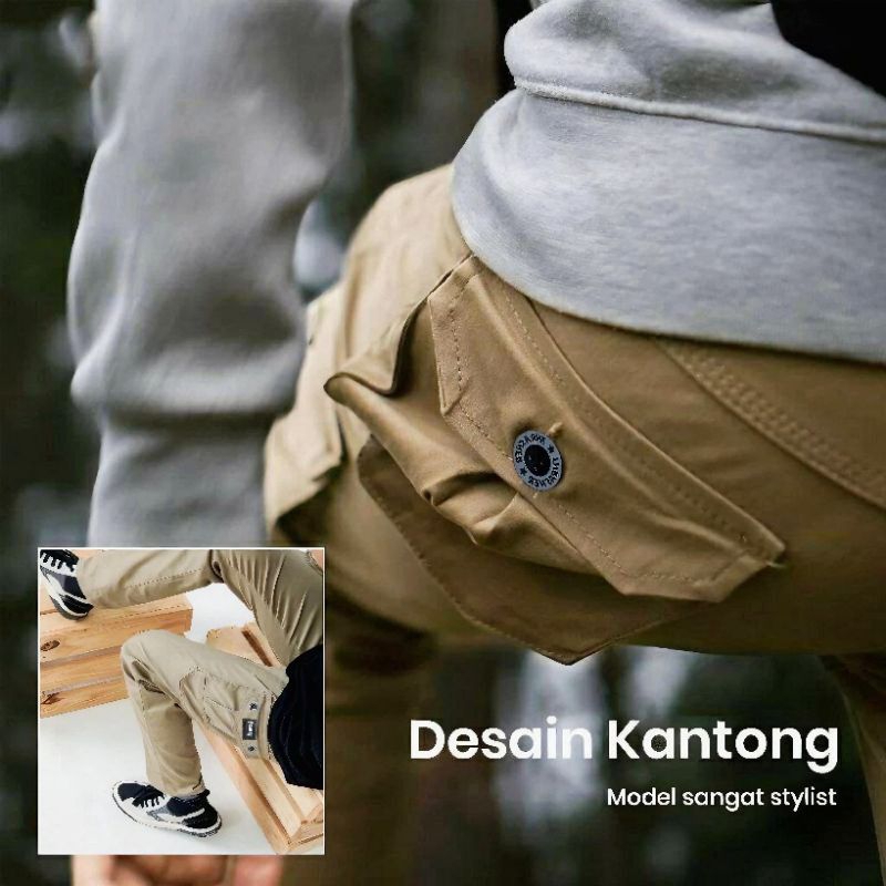 Promo Terbaru Celana Cargo Panjang, Celana Cargo Original, Celana Cargo Thrasher Premium Quality