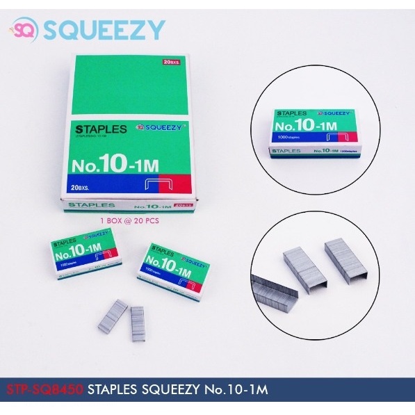 

SQUEEZY isi Staples No.10 (1pack isi 20)