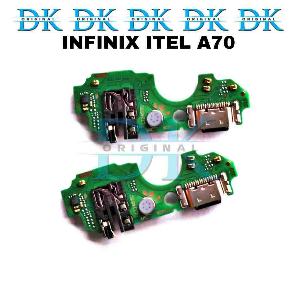 Konektor Charger Infinix Itel A70 USB Papan Cas MIc Pcb Board