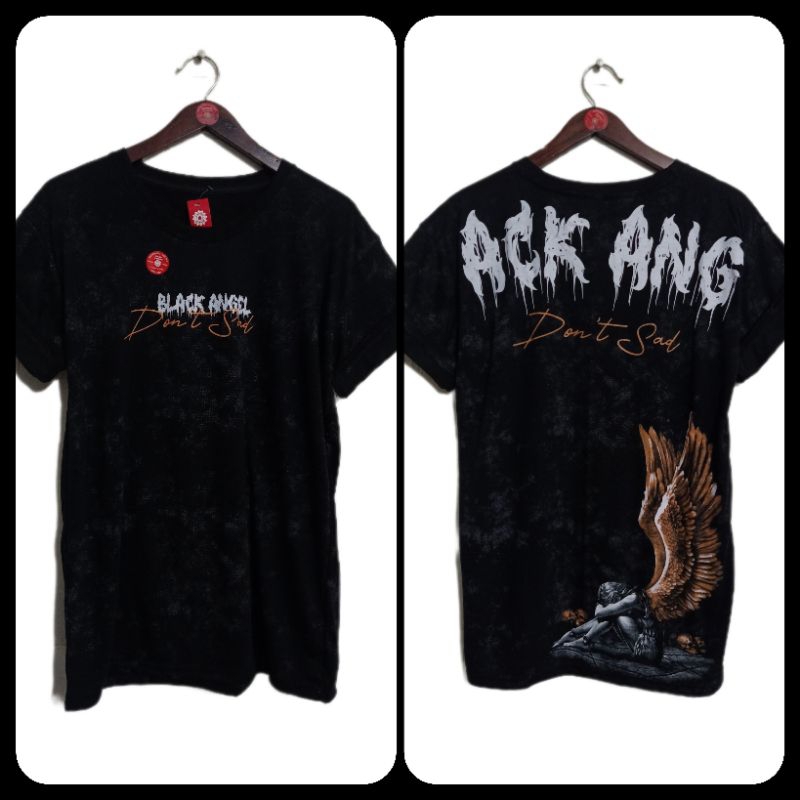 KAOS WASHING BLACK ANGEL