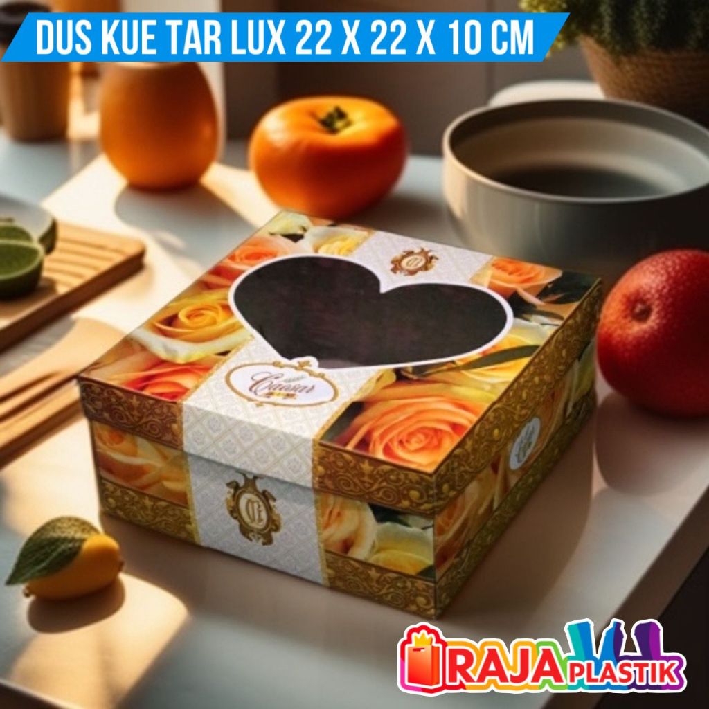 

Dos Motif kue tart 22x22x10cm