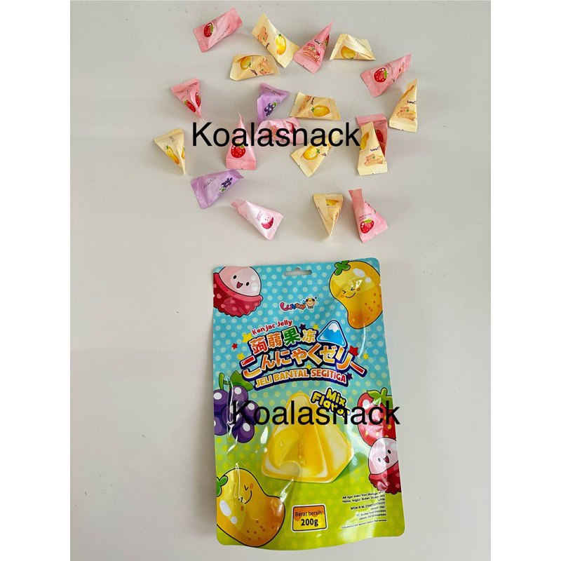 

LUVMI Konjac Jelly Rasa Aneka Buah Jeli Bantal Segitiga Zak 200g