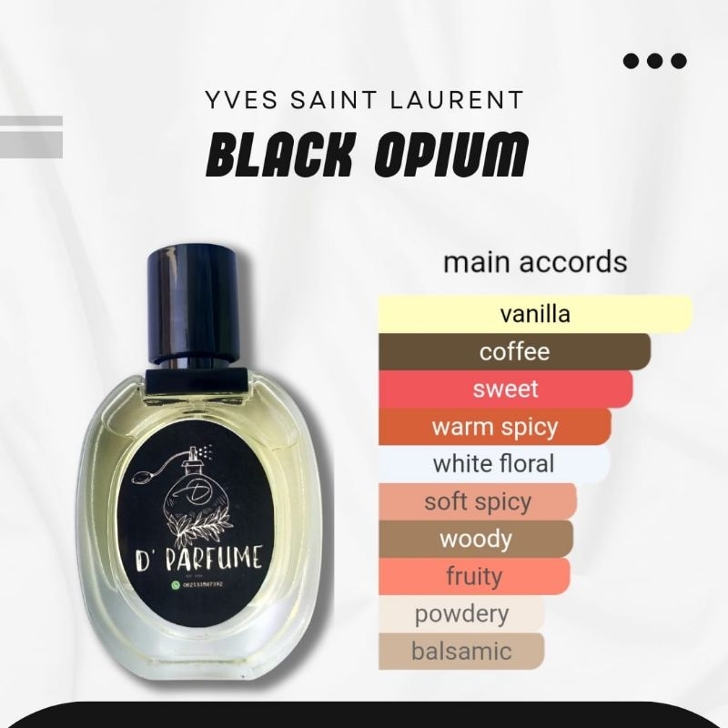 PARFUM REFILL BIBIT PREMIUM ORIGINAL FRAGRANCE || Parfum Yves Saint Laurent - Black Opium