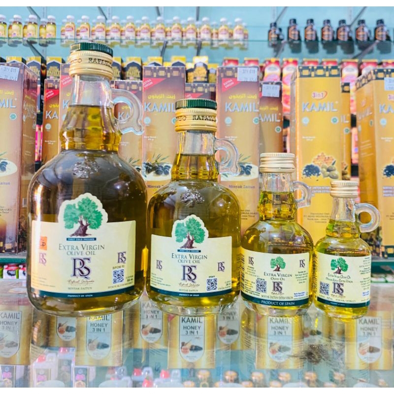 

MINYAK ZAITUN EXTRA VIRGIN OLIVE OIL / ISI 250ml dan 500ml / 100% BAHAN ALAMI