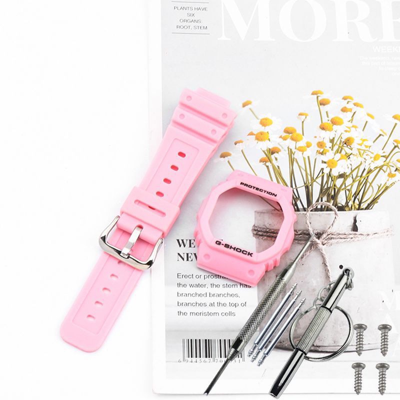 BNB G-SHOCK DW5600 SOLID PINK