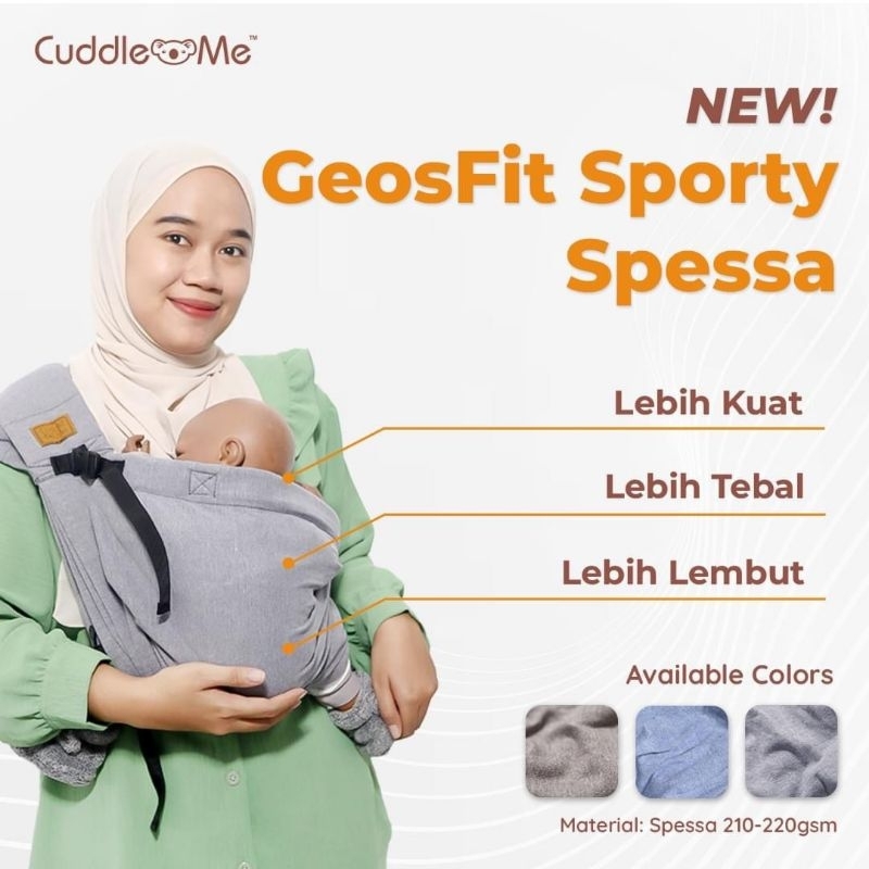 Geosfit Sporty Cuddle Me Gendongan Bayi M Shape