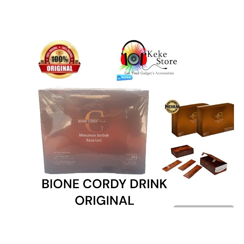Suplemen PRIA Bio One esa CORDY Drink Rasa Anggur untuk Lelaki ORIGINAL